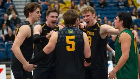 Golden Bears win five-set battle vver Bobcats to complete
road sweep