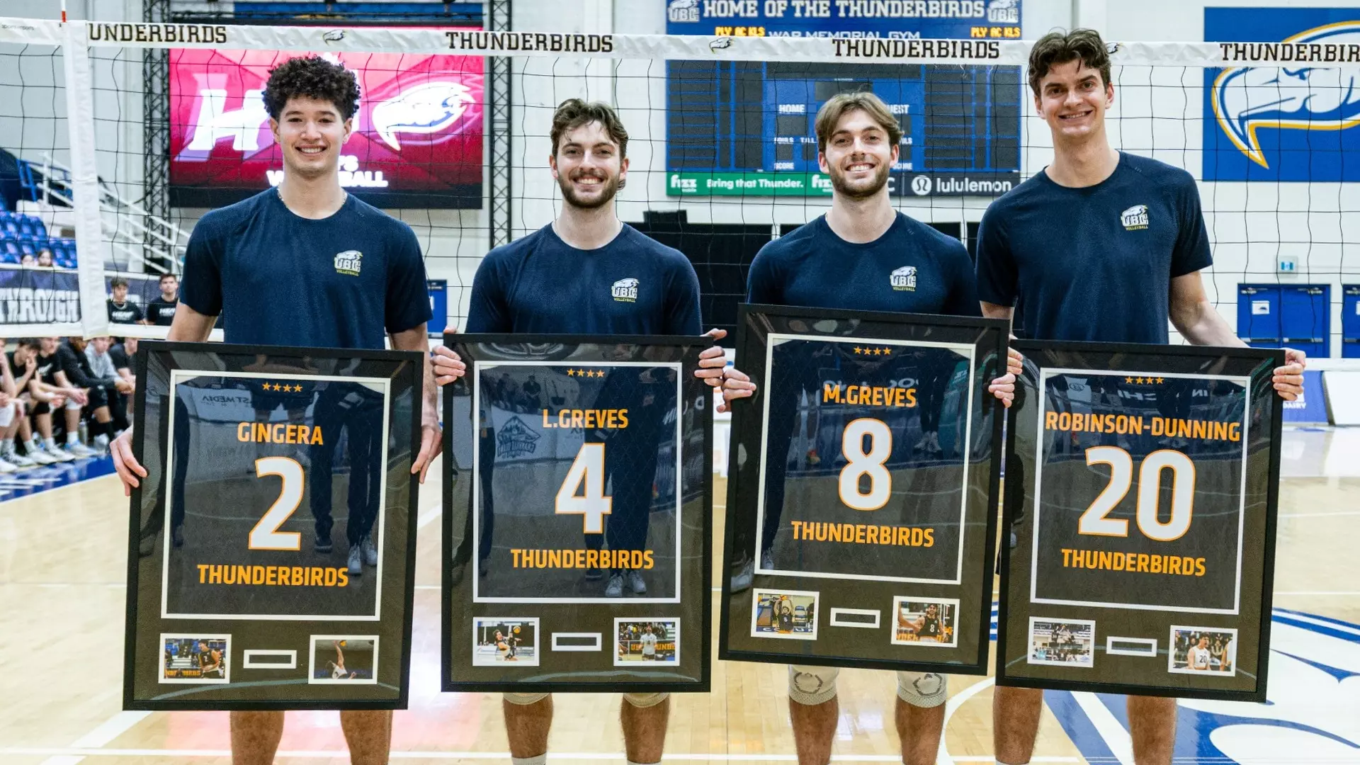 Thunderbirds finish regular season in style on Senior
Night