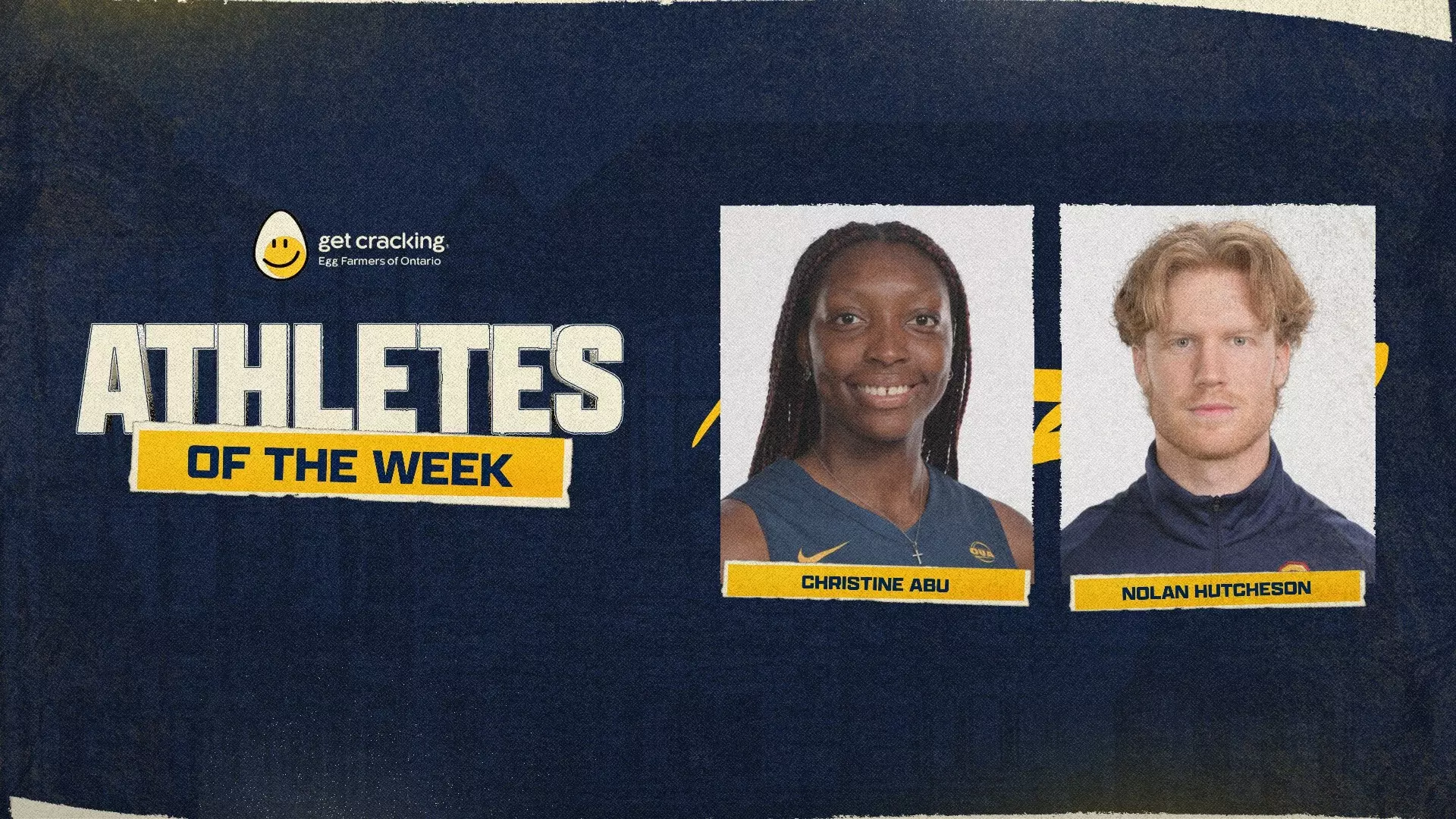 Christine Abu, Nolan Hutcheson named Queen’s Varsity Sports
Student-Athletes of the Week