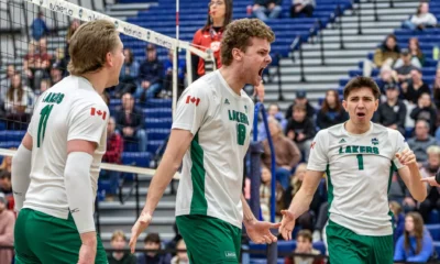 MEN’S VOLLEYBALL: Lakers face Blues in first round of
playoffs