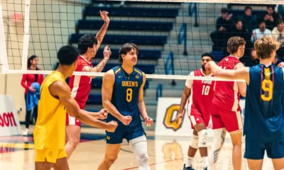Queen’s Men’s Volleyball tops York Lions in straight sets to
advance to OUA semifinals
