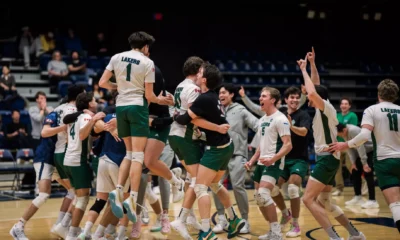 MEN’S VOLLEYBALL: Lakers advance with big win over
Blues