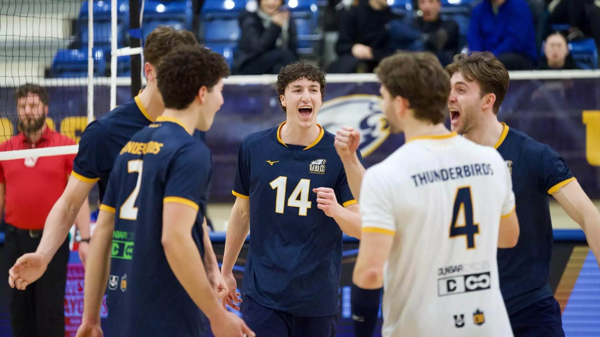 T-Birds triumph in hard-fought straight sets win to open
their postseason