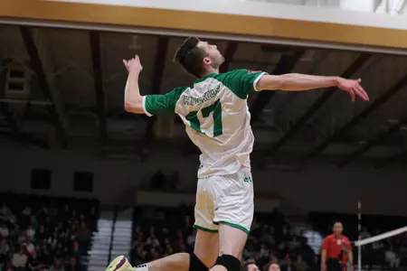 Huskies Suffer Straight-Sets Loss to Spartans in Series
Opener