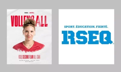 McGill setter Guidara merits second-team all-star status in
RSEQ volleyball