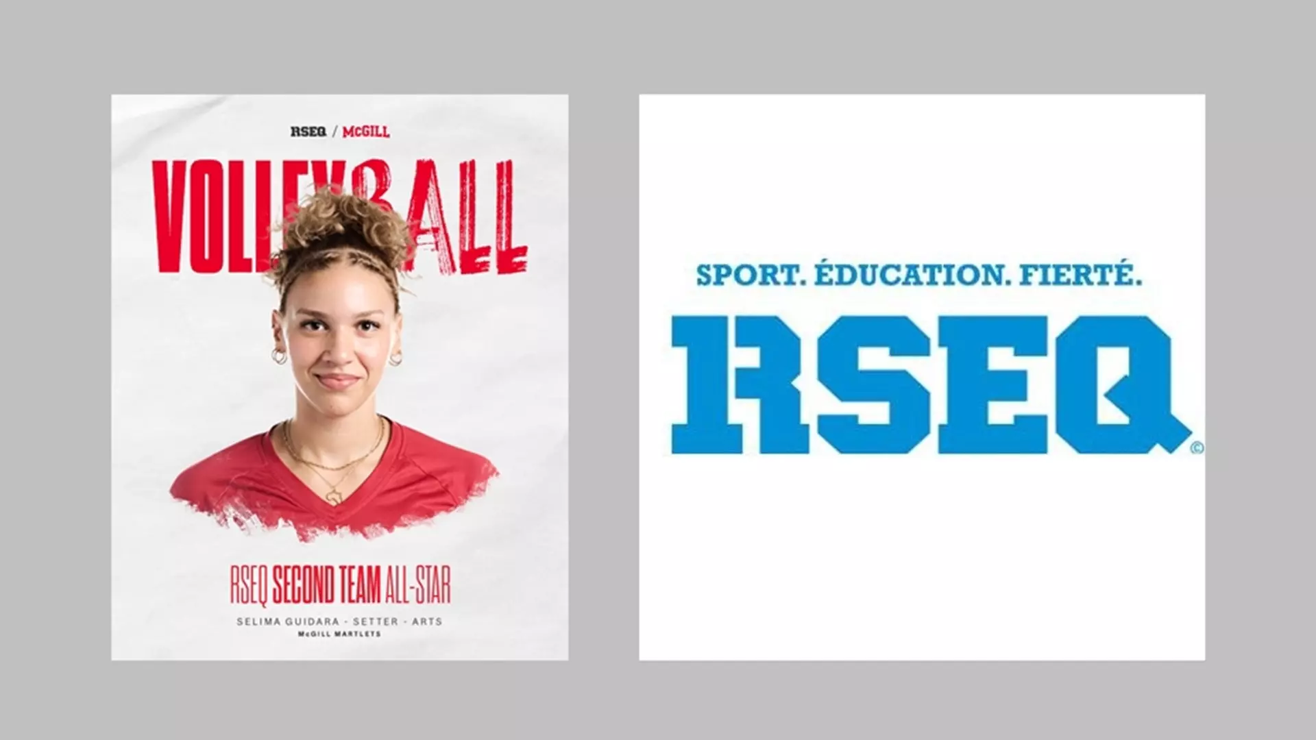 McGill setter Guidara merits second-team all-star status in
RSEQ volleyball