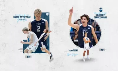 MVB: Orr and Turgeon claim major Canada West honours for
Cougars