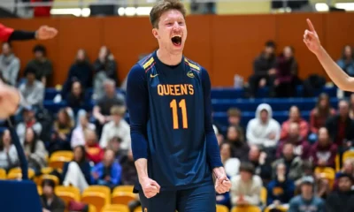 Queen’s Men’s Volleyball’s Chris Zimmerman awarded Champion
of EDI Award by OUA