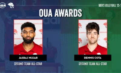 NIJJAR, COTA COLLECT OUA SECOND TEAM ALL-STAR
SELECTIONS