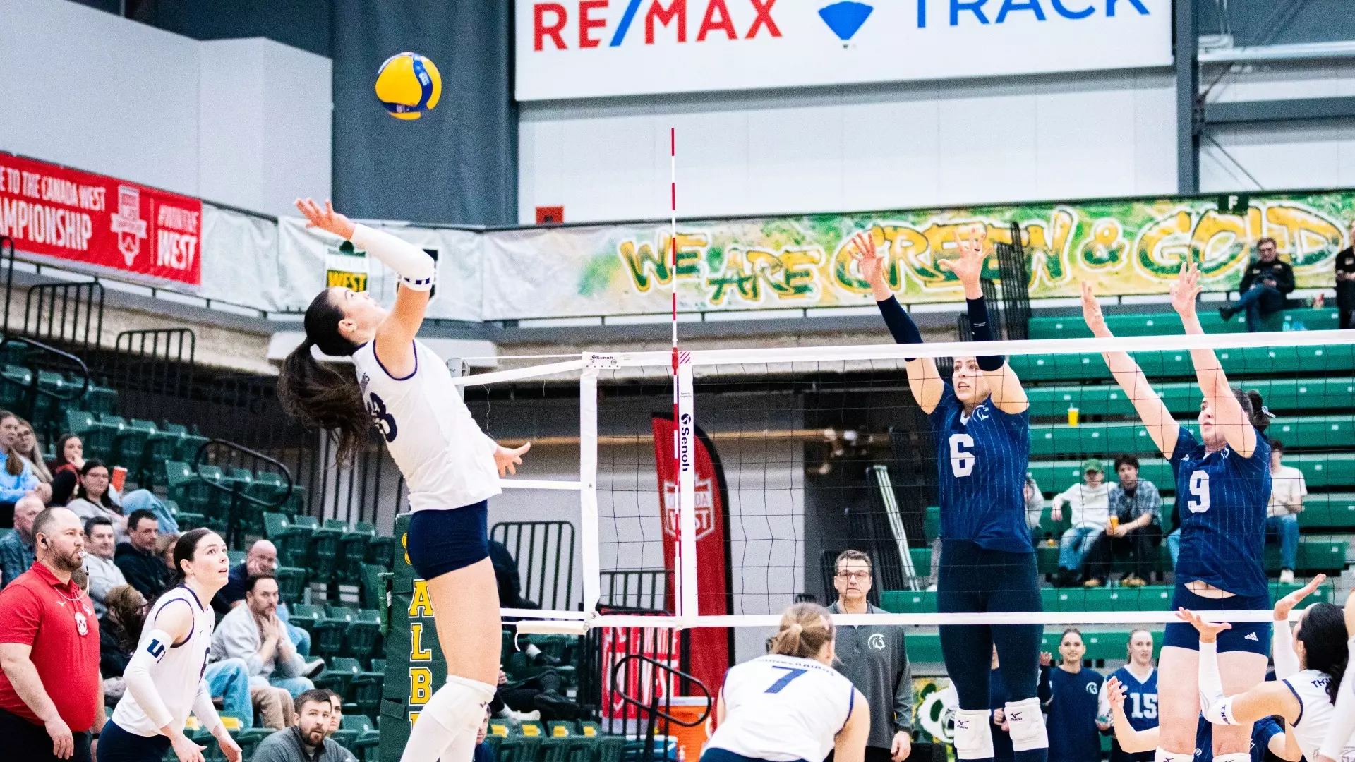 Thunderbirds fall in exhilarating five-set match against
Spartans