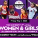SEVENTH ANNUAL WOMEN & GIRLS IN LEADERSHIP IN SPORT
CONFERENCE HIGHLIGHTS PERSONAL PATHS OF WOMEN IN SPORTS