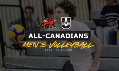 Gryphons Men’s Volleyball: Killian Donovan Named U SPORTS
Second Team All-Canadian