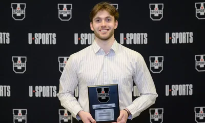 Mason Greves wins U SPORTS Player of the Year, Hawkins named
Coach of the Year