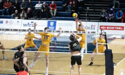 Relentless Bisons block helps down Laval, 3-0 in national
quarterfinals