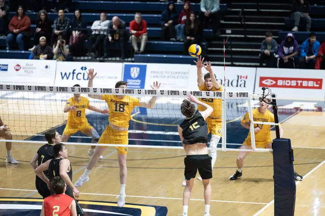 Relentless Bisons block helps down Laval, 3-0 in national
quarterfinals