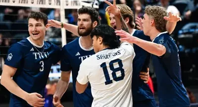 NO. 1 SPARTANS SWEEP NO. 8 WESTERN MUSTANGS TO OPEN
CHAMPIONSHIP