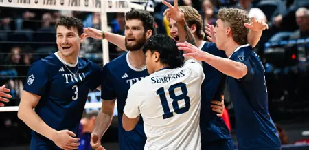 NO. 1 SPARTANS SWEEP NO. 8 WESTERN MUSTANGS TO OPEN
CHAMPIONSHIP