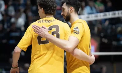 UBC comes back from a set down to beat Manitoba 3-1 in
national semis