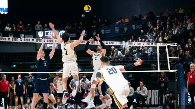 Resilient Lancers push Trinity Western to four sets in
semifinal