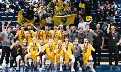 Bisons block out the noise, beat Windsor 3-0 to claim first
medal at nationals in 14 years