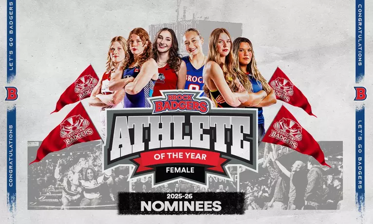 2025-26 Brock Badgers Female Athlete of the Year
Nominees