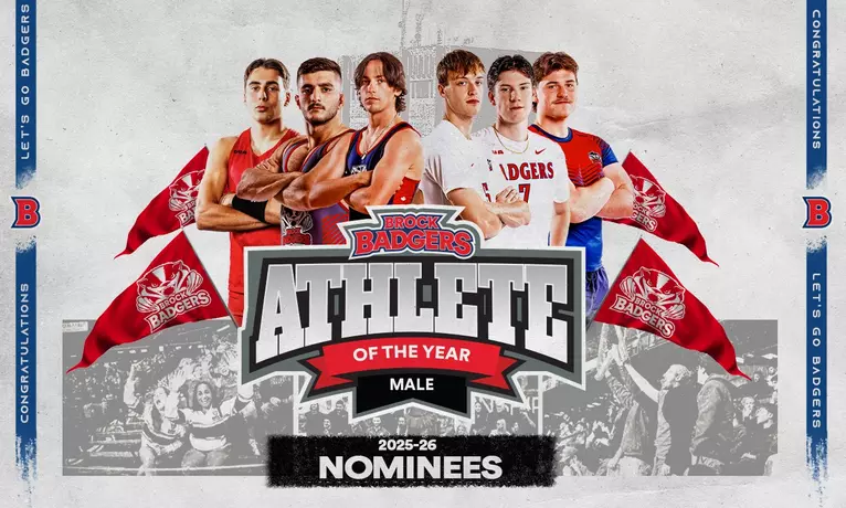 2025-26 Brock Badgers Male Athlete of the Year
Nominees