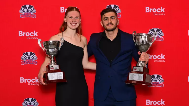 Weinert, Farokhizad named Brock 2025-26 Athletes of the
Year