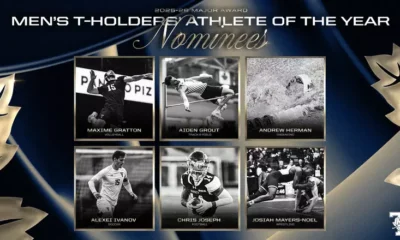 MAJOR AWARD NOMINEES: MEN’S T-HOLDERS’ ATHLETE OF THE
YEAR