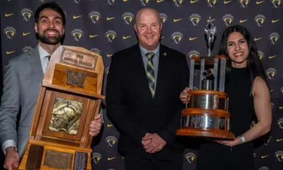 Sweep for Squash: Shemirani and Seth take home Athlete of
the Year Awards