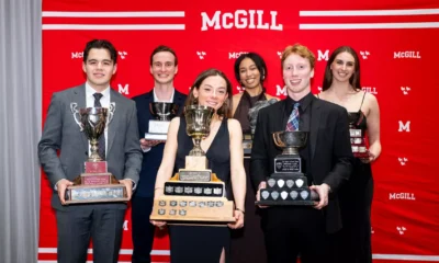 Swimmers named McGill athletes of the year at 48th annual
awards gala