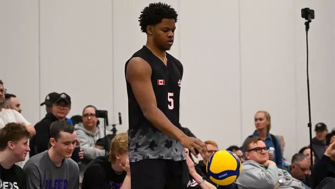 ‘We were blown away by his athleticism’: Versatile outside
hitter Jamin Ekhaguere commits to Bisons men’s volleyball