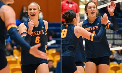 Queen’s Women’s Volleyball’s Claire Carter, Lauren MacPhail
invited to Volleyball Canada NextGen Tryout Camp