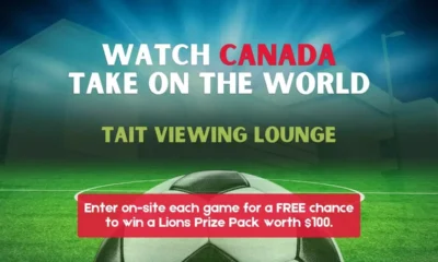 TAIT MCKENZIE CENTRE HOSTS VIEWING EVENTS FOR CANADIAN WORLD
CUP MATCHES