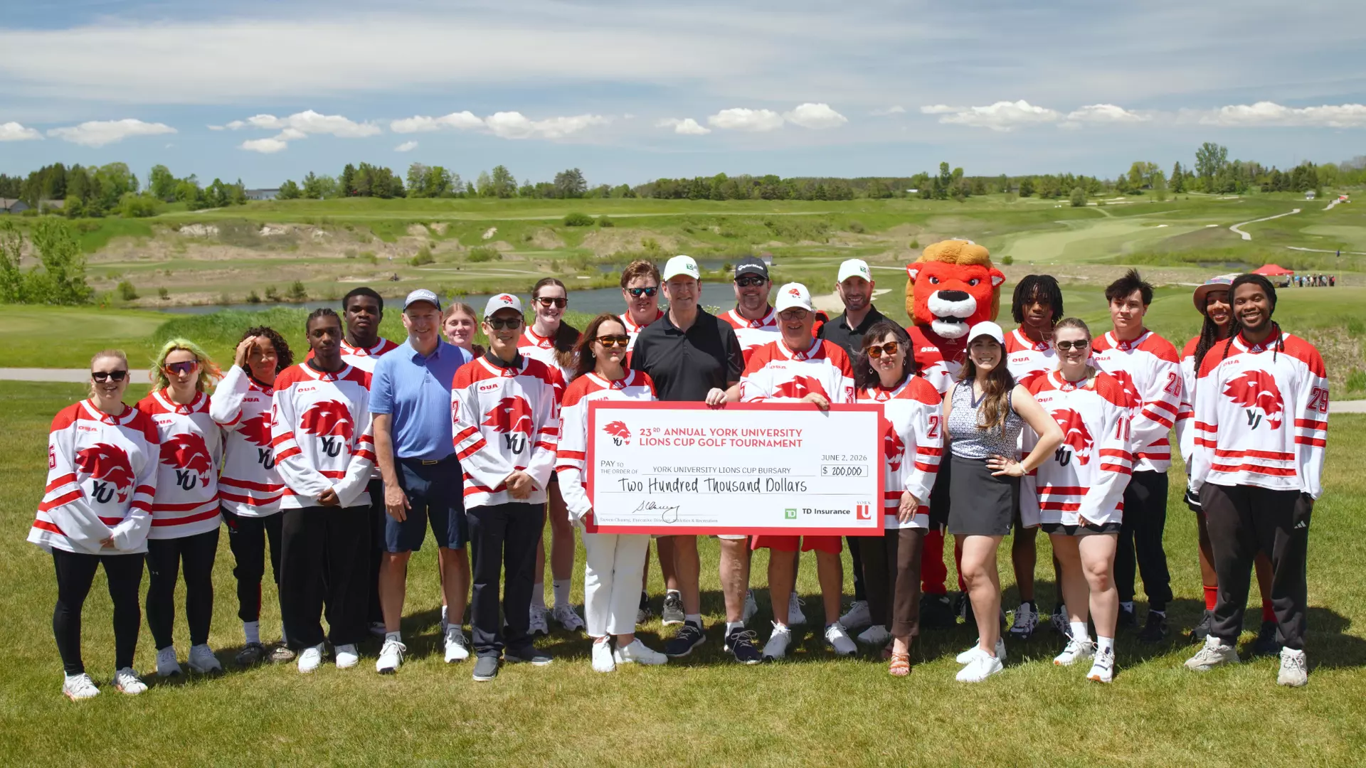 LIONS CUP RETURNS TO WYNDANCE, SETS ANOTHER FUNDRAISING
RECORD FOR YORK VARSITY ATHLETES