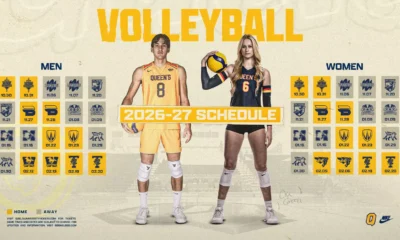 OUA releases 2026-27 Volleyball schedules; Gaels open season
vs Trent Oct. 30 at the ARC
