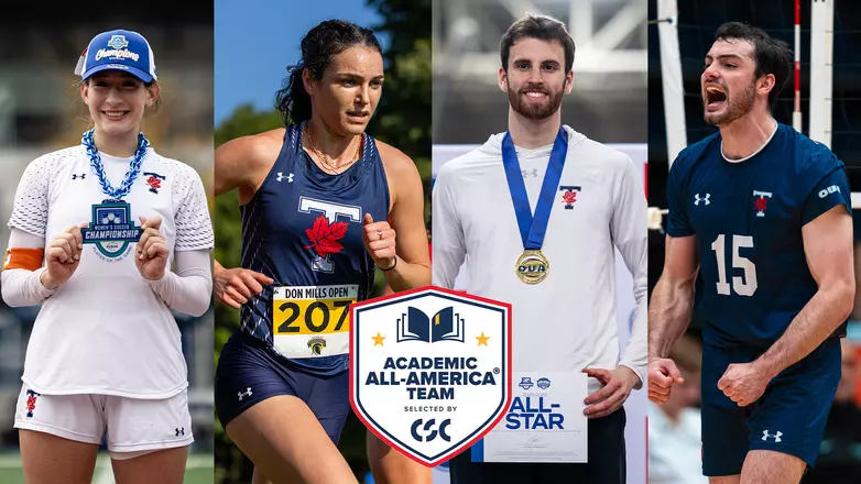 CHOWN, AGOSTINELLI, GROUT, GRATTON NAMED TO CSC ACADEMIC
ALL-AMERICA TEAMS