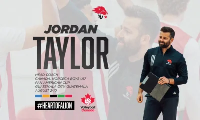 TAYLOR TO GUIDE CANADA AT NORCECA U17 BOYS PAN AMERICAN
CUP
