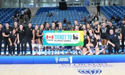 Pair of Pandas help Canadian Women’s Volleyball National
Team qualify for LA28 Olympics