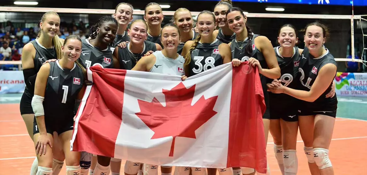Queen’s Women’s Volleyball’s Claire Carter earns bronze with
Team Canada at NORCECA u23 Pan American Cup