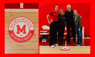 Martlets serve up a sweep over Inuk as Coach Béliveau’s
legacy takes centre court
