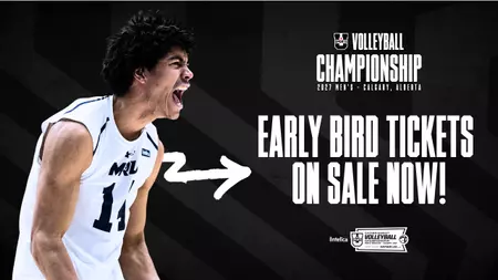 Early bird passes on sale now for 2027 U SPORTS Men’s
Volleyball Championship