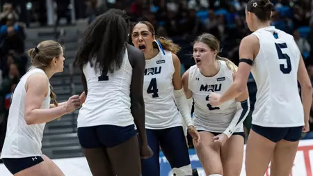 WVB: Cougars fall to Wolfpack in four sets in season
opener