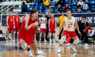 Third-set win not enough as Dinos fall at UBC
